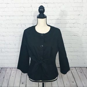 Jones New York Stretch Black Blazer Size L